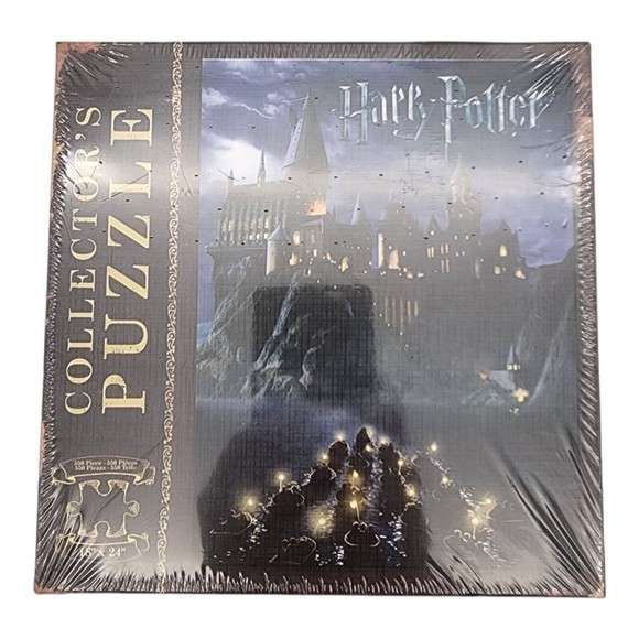 Harry Potter Puzzle Hogwarts Collectors Castle Magic 550 Pieces 18x24 New Sealed - Picture 1 of 6